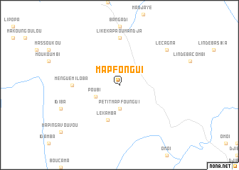 map of Mapfongui