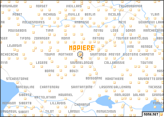 map of Mapière