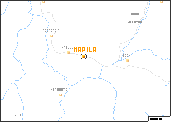 map of Mapila