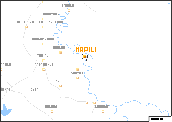 map of Mapili