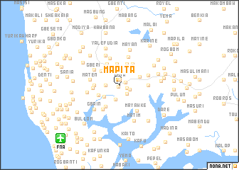 map of Mapita