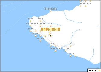 map of Mapkinkin