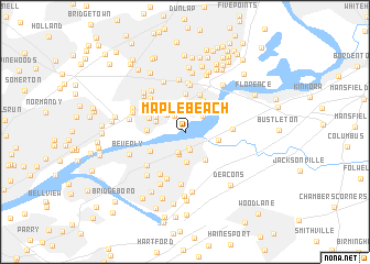 map of Maple Beach