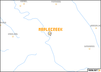 map of Maple Creek