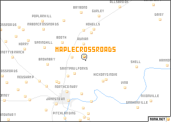 map of Maple Crossroads