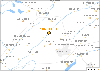 map of Maple Glen