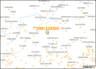 map of Maple Grove