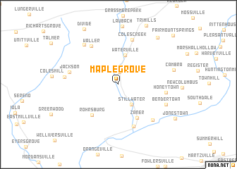 map of Maple Grove