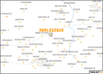 map of Maple Grove