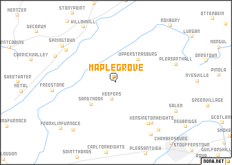 map of Maple Grove