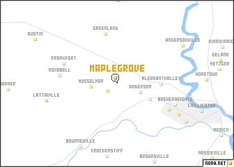 map of Maple Grove