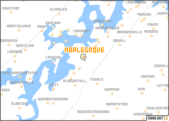 map of Maple Grove