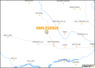 map of Maple Grove