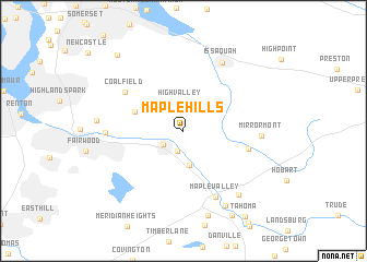 map of Maple Hills