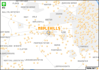 map of Maple Hills