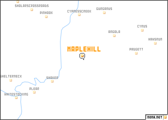 map of Maple Hill