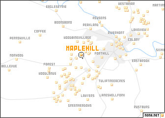 map of Maple Hill