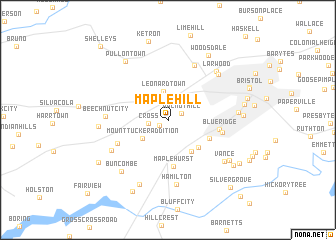 map of Maple Hill