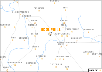 map of Maple Hill