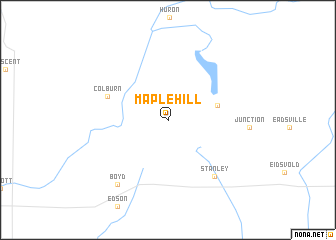 map of Maple Hill