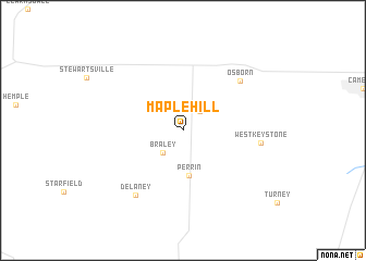 map of Maple Hill