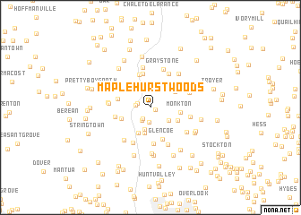 map of Maplehurst Woods