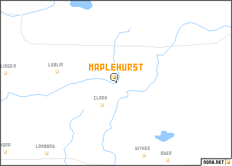 map of Maplehurst