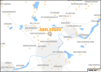 map of Maple Park