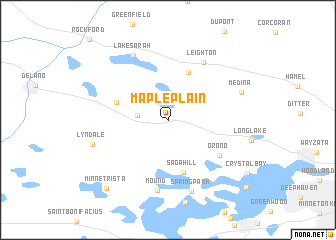 map of Maple Plain