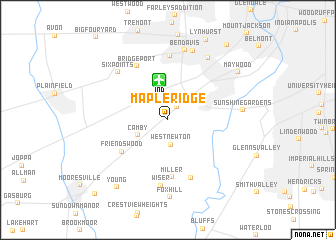 map of Maple Ridge