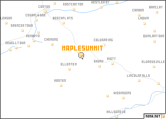 map of Maple Summit
