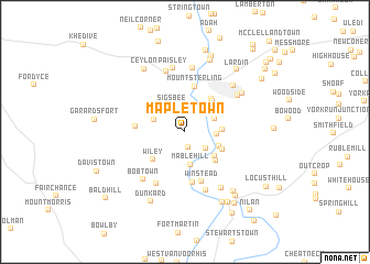 map of Mapletown