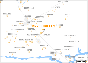 map of Maple Valley