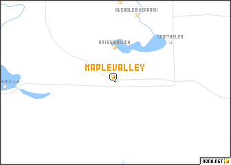 map of Maple Valley