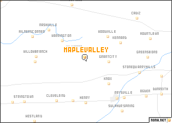 map of Maple Valley