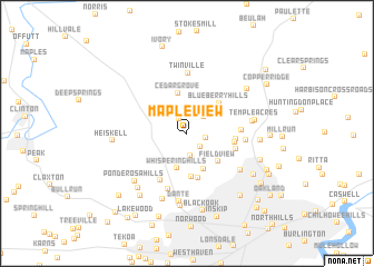 map of Mapleview