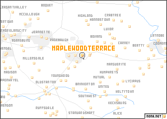 map of Maplewood Terrace