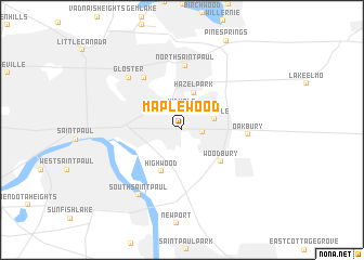 map of Maplewood