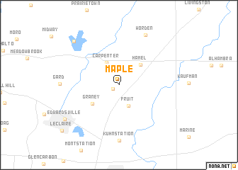 map of Maple