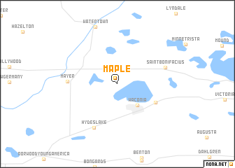 map of Maple