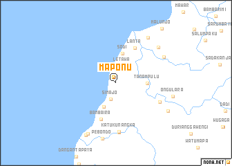 map of Maponu