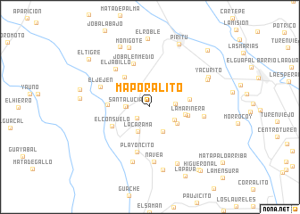 map of Maporalito