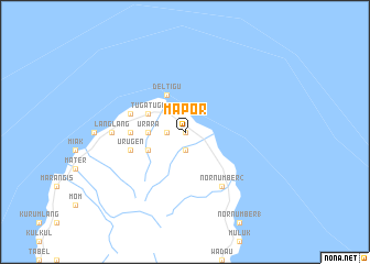 map of Mapor