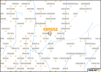map of Maposo