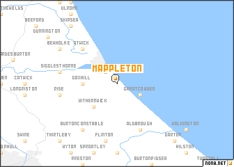 map of Mappleton