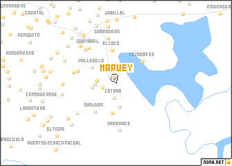 map of Mapuey