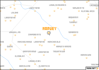 map of Mapuey