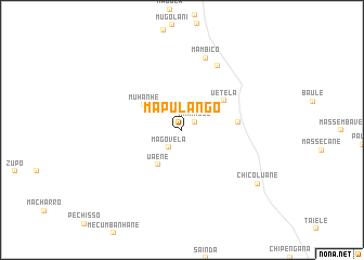 map of Mapulango