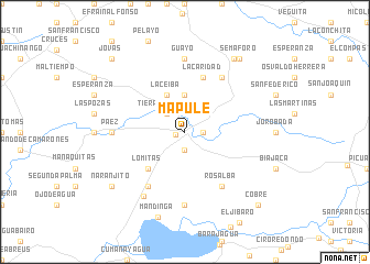 map of Mapule