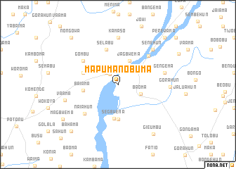 map of Mapumanobuma